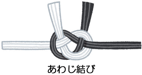 水引の結び方、あわじ結び