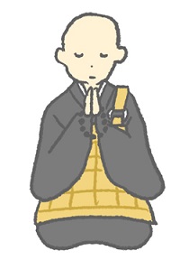 寺院への日時と場所のご連絡