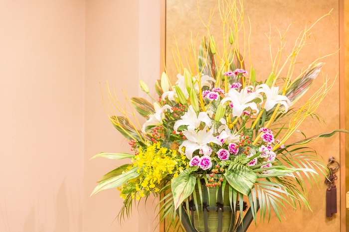供花