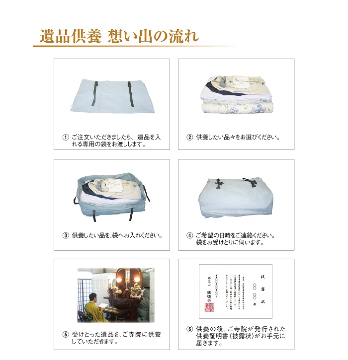 遺品供養の流れ