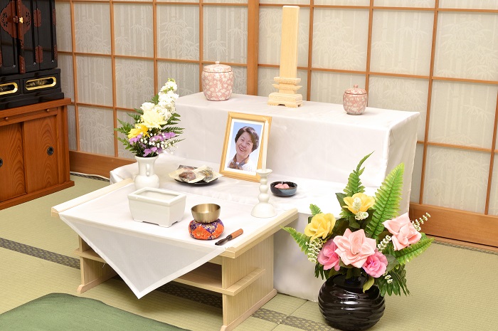 遺影写真の安置例