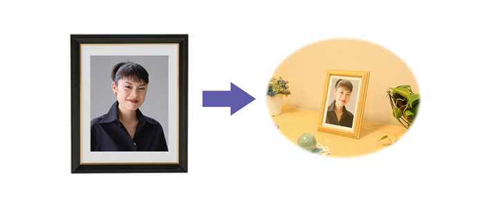 遺影写真の加工サービスについて
