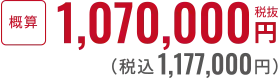 税抜1,069,000円